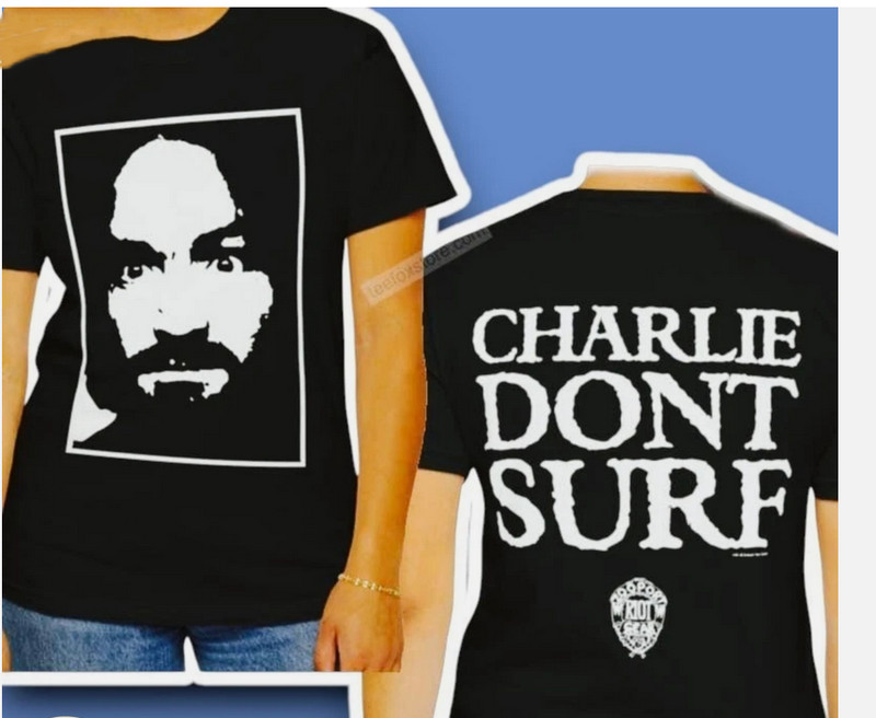 Charles Manson Axl Rose Guns N’ Roses Shirt Cotton Full Size S to 5XL