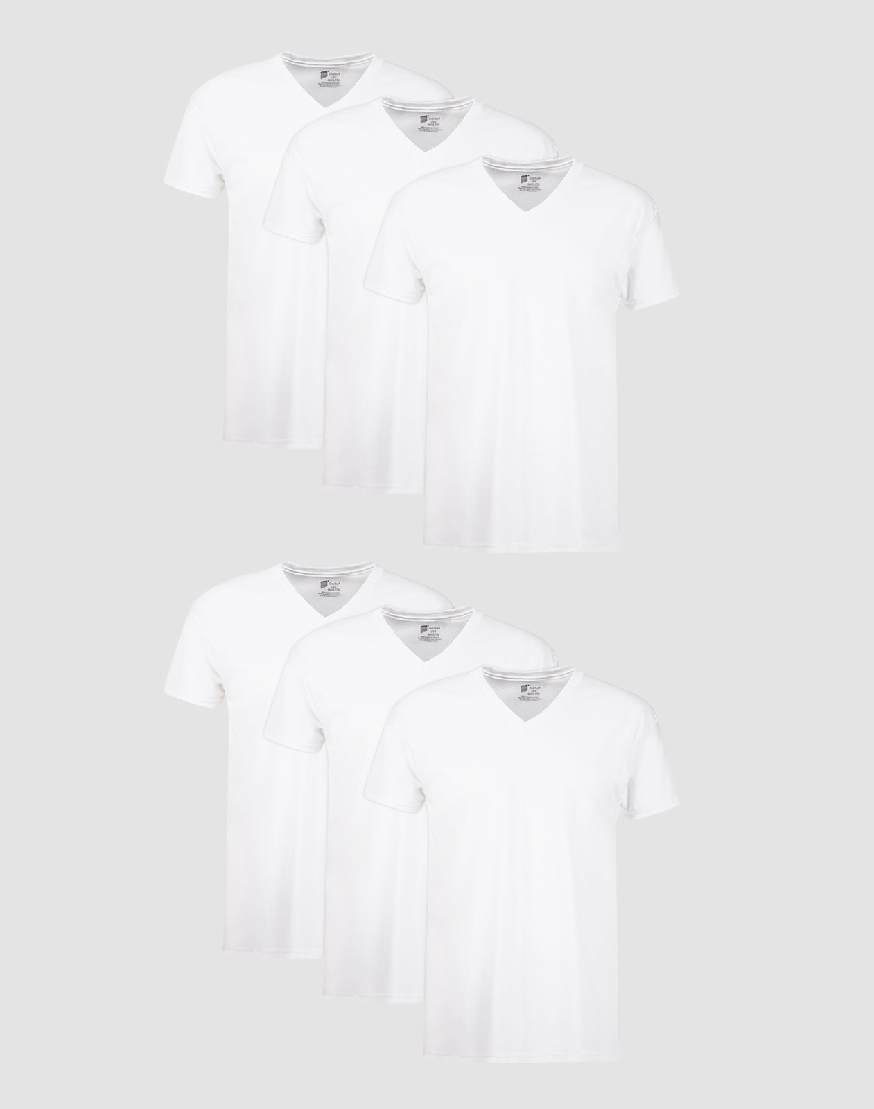 Hanes Men’s Undershirt Pack, V-Neck, Moisture-Wicking Cotton with Odor Control,