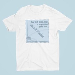 ONE DOZEN Custom Printed T-Shirts on Hanes Gildan P&C Choice of Colours + Sizes