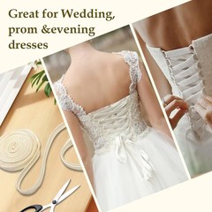 Adjustable Fit Satin Corset Back Kit Women’s Wedding Dress Corset Kit Loops D…