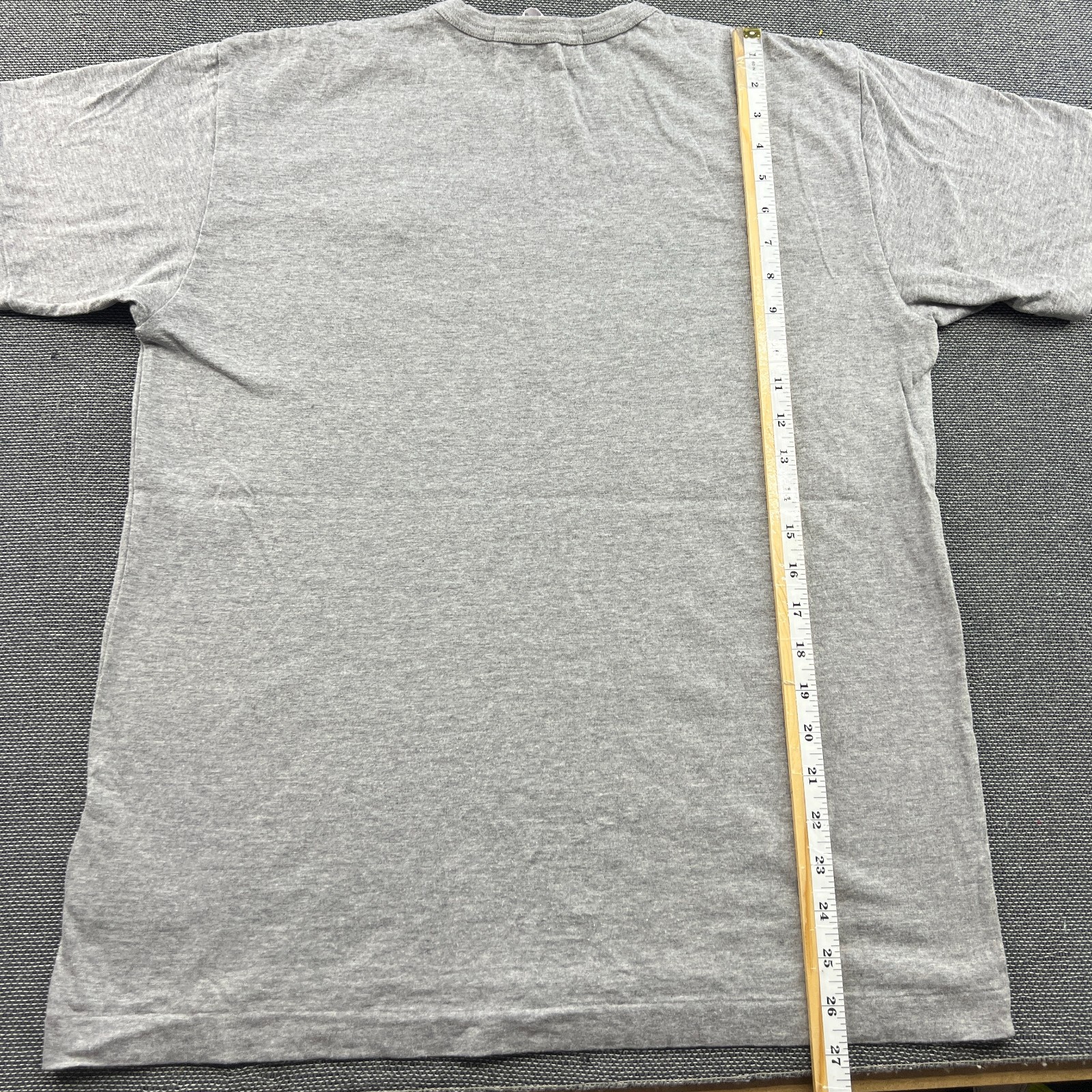 CDG COMME des GARCONS Mens T-Shirt XL Gray Japan Hearth Tee Play gallery