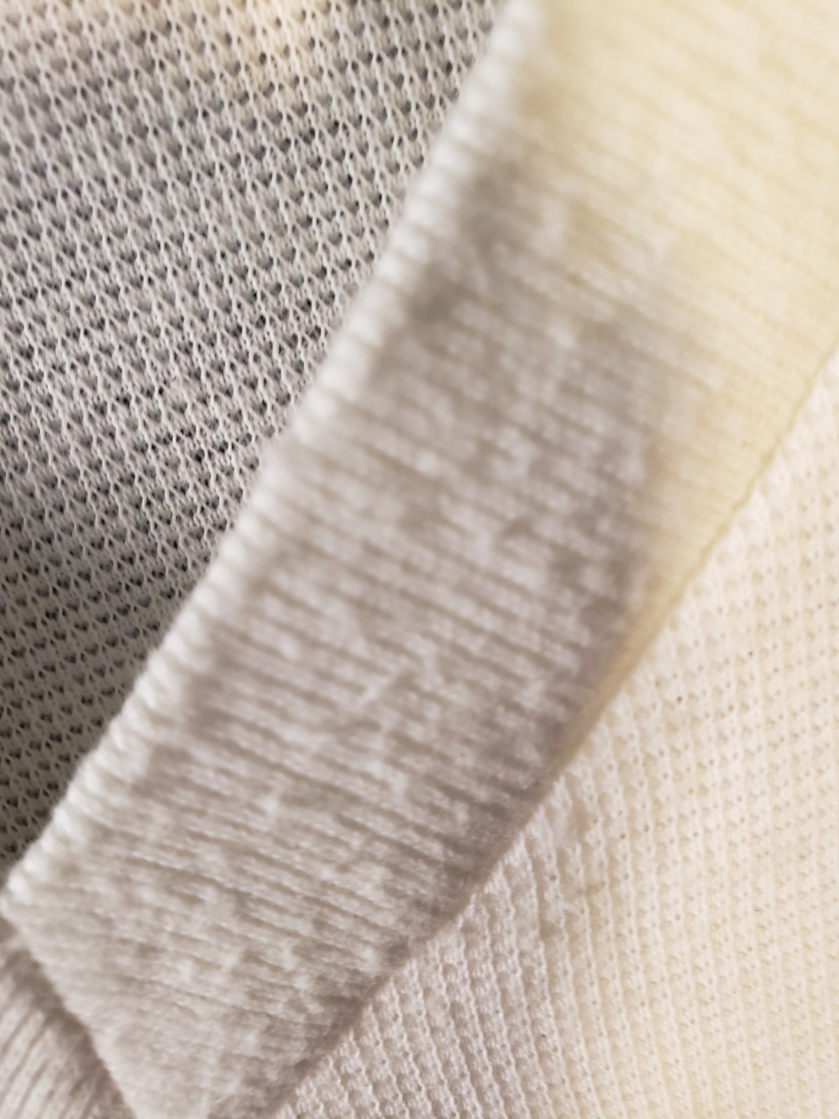 Vintage L Nike V-neck t-shirt textured knit fabric gallery