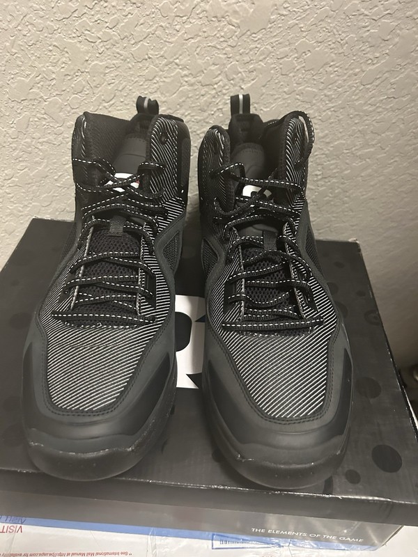 Q4 Jet Black Nforcer 04MB-008 Size 13 Men’s Brand New