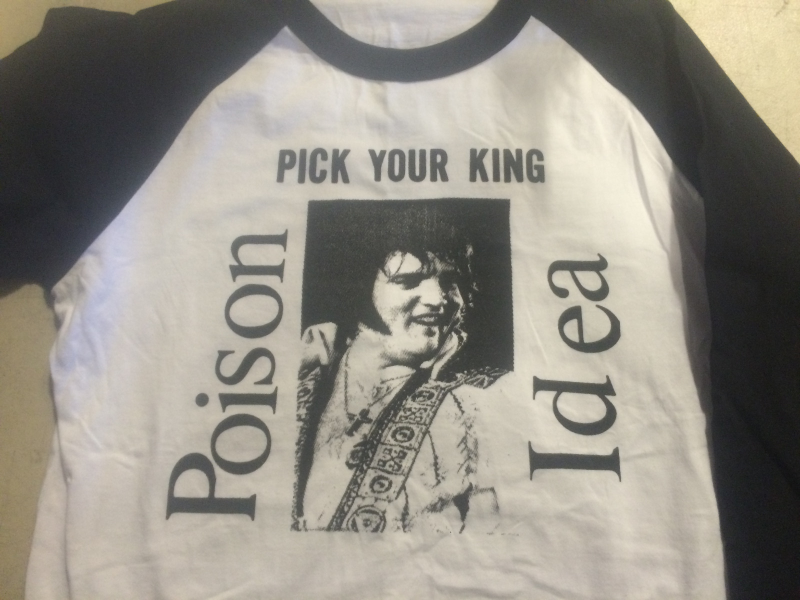 Poison Idea Pick Your King Baseball Shirt fang doa dayglo abortions punk dwarves gallery