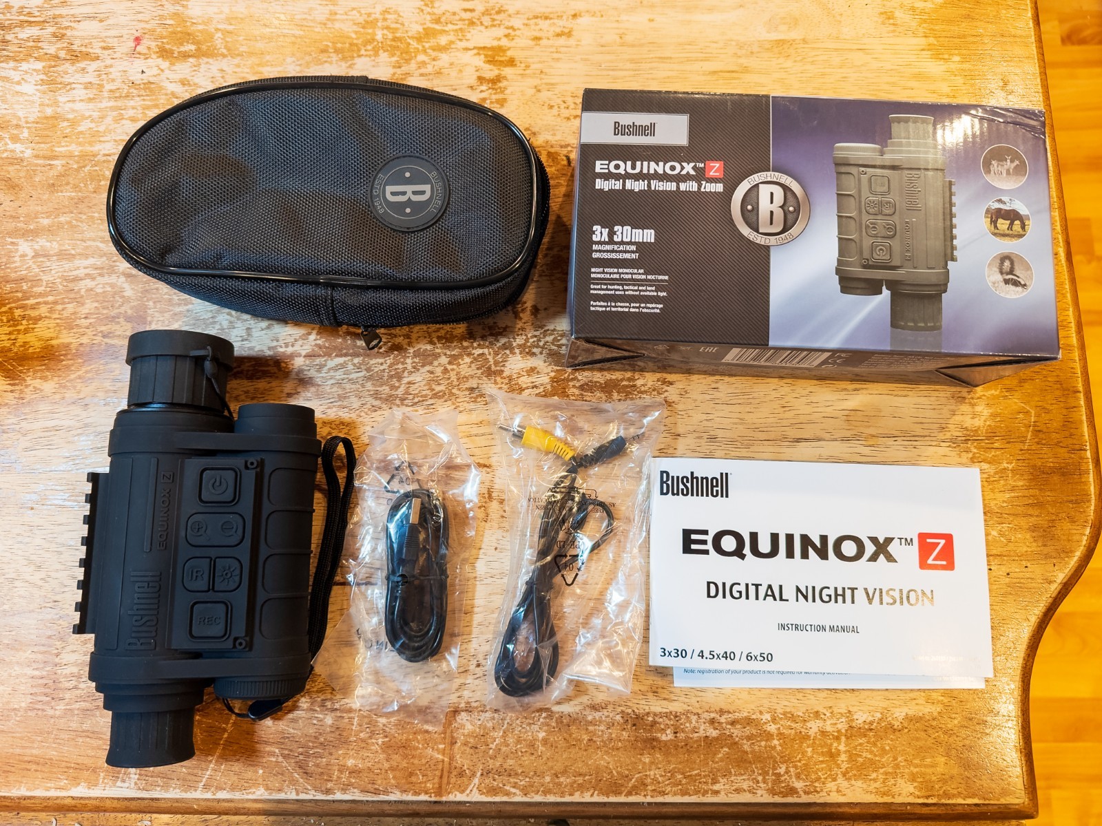 Bushnell Equinox Z 3×30, Digital Night Vision Monocular with Zoom, Open box