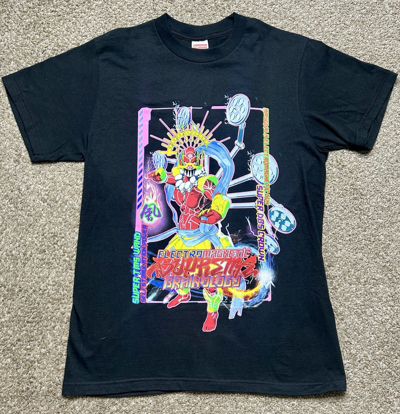 Supreme Electro Black Tee SS24’ Size Small 100% Authentic gallery