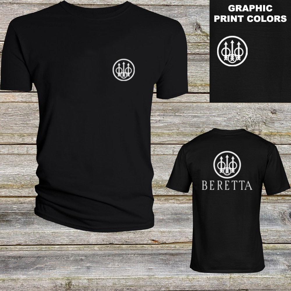 Beretta T Shirt Gun Firearms Pistol 2nd Amendment Rights Second Tactical FBR03