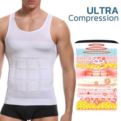 Gynecomastia Compress Tank Top Men Slimming Body Shaper Vest Ultra Durable Shirt