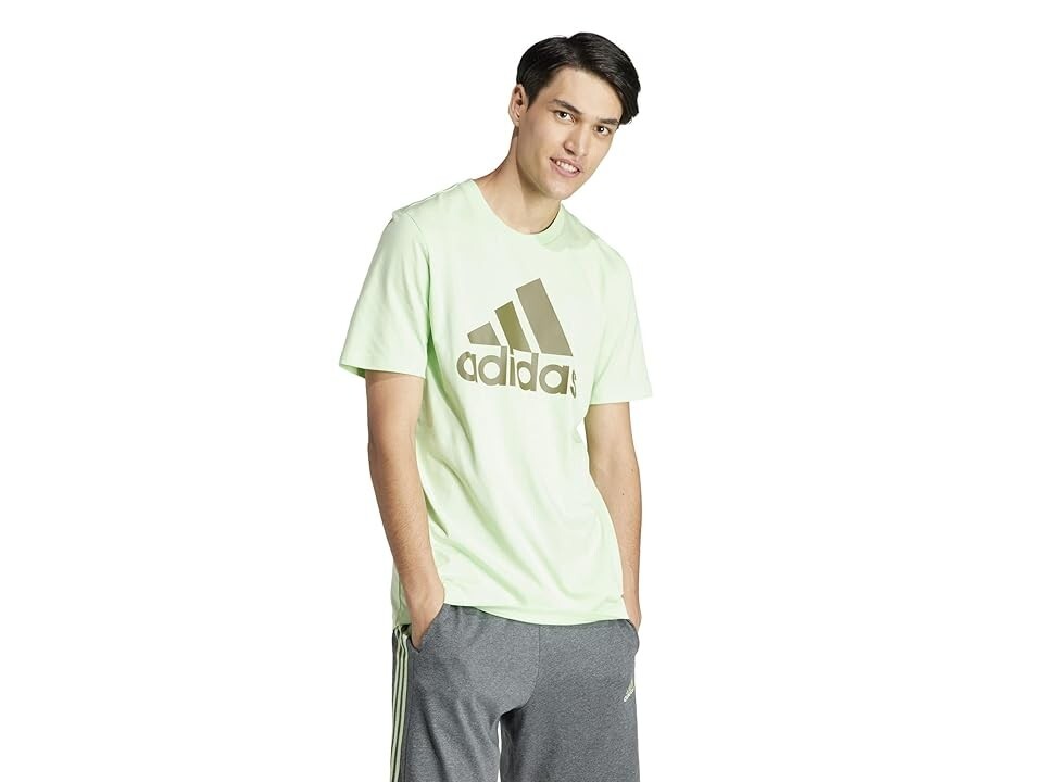 NWT adidas Men's Crew Neck Short Sleeve T-Shirt MT Medium Tall NWT Bright Green gallery