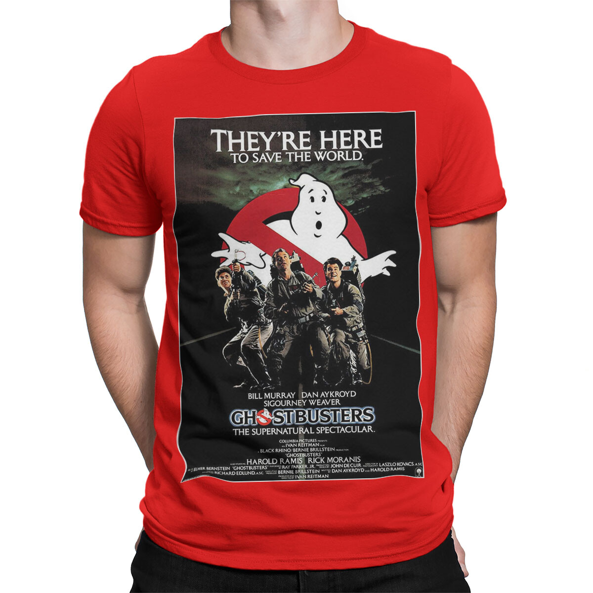 Ghostbusters Halloween Movie Poster T-Shirt Retro Classic Horror Tee #HMP gallery