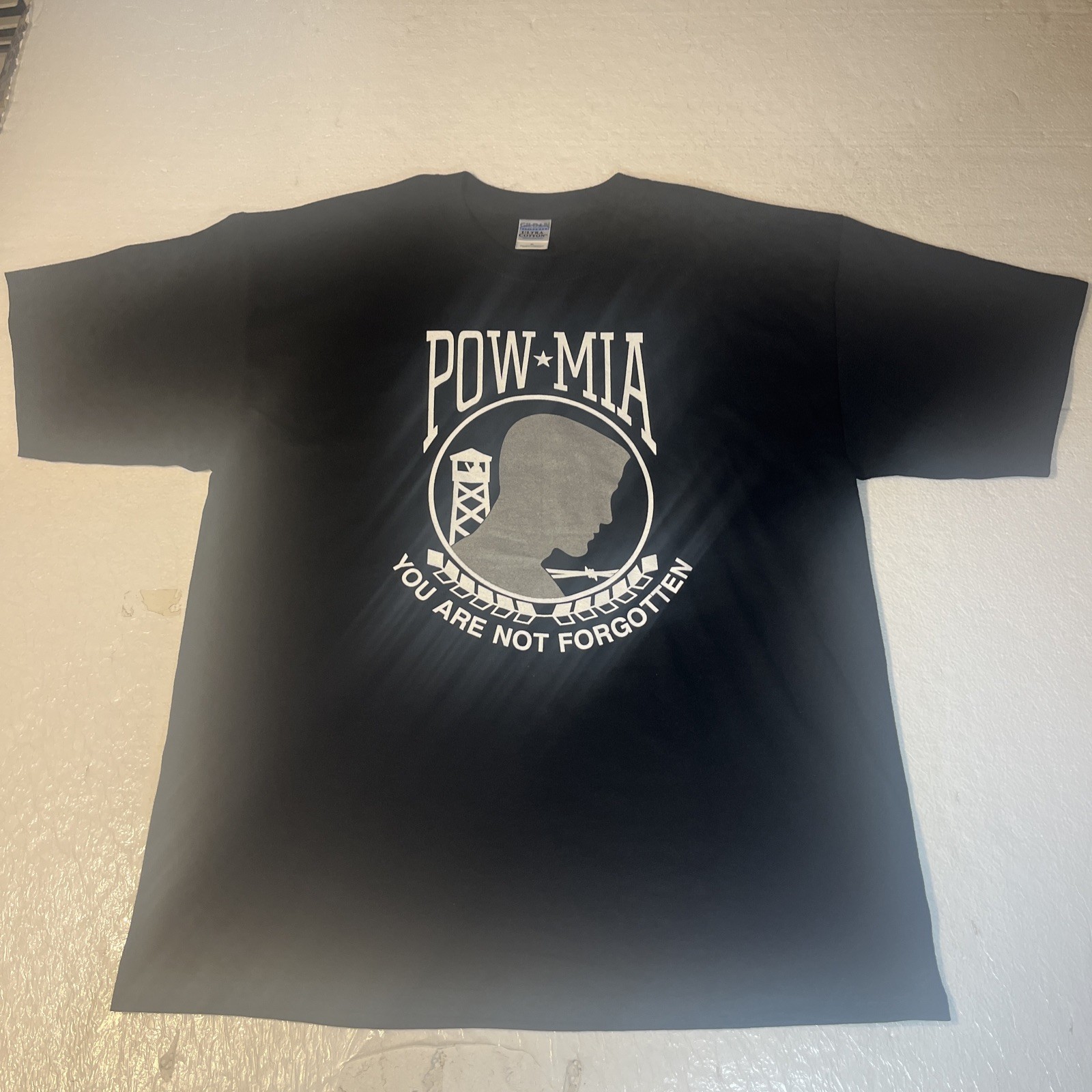 Vintage XL POW MIA ‘You Are Not Forgotten’ Graphic Print T-Shirt