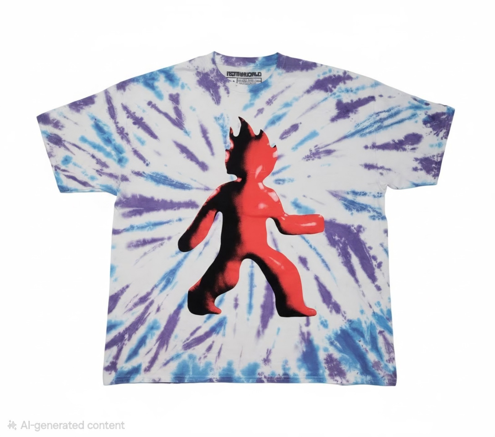 Cactus Jack by Travis Scott Flame NWOT Men’s Size XL T-shirt “Tie Dye”