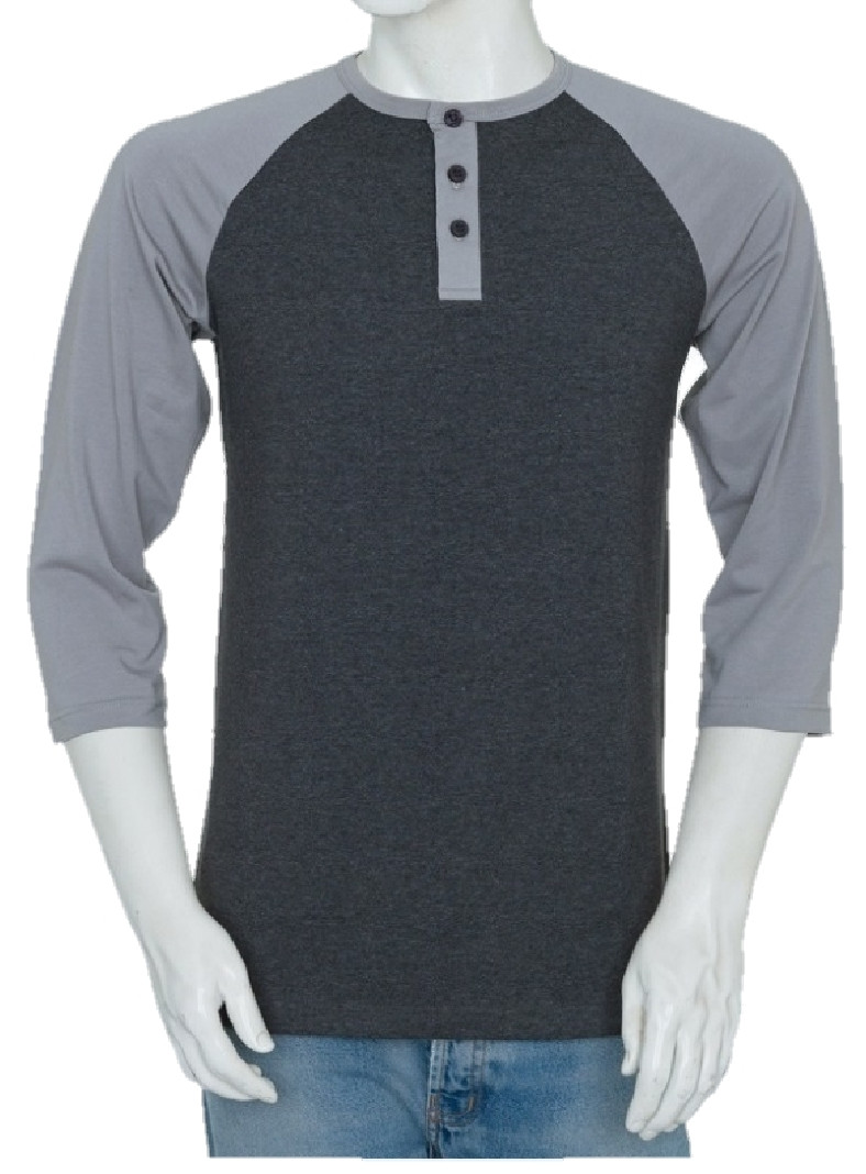 Styllion Big and Tall - Mens Raglan Henley Baseball Shirts - Heavy Weight - RHQS gallery