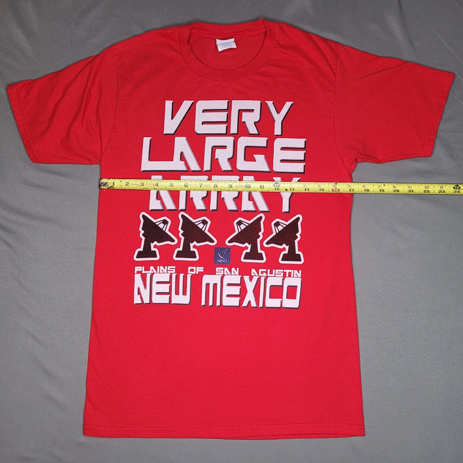 Karl G Jansky Very Large Array Shirt Mens Small Red NRAO VLA New Mexico NSF NASA gallery