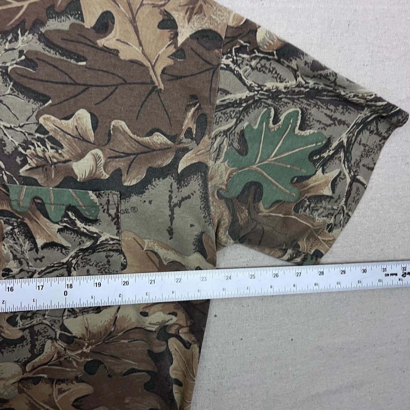 Vintage Advantage Camo Short Sleeve T Shirt Streetwear Cotton Single Stitch gallery