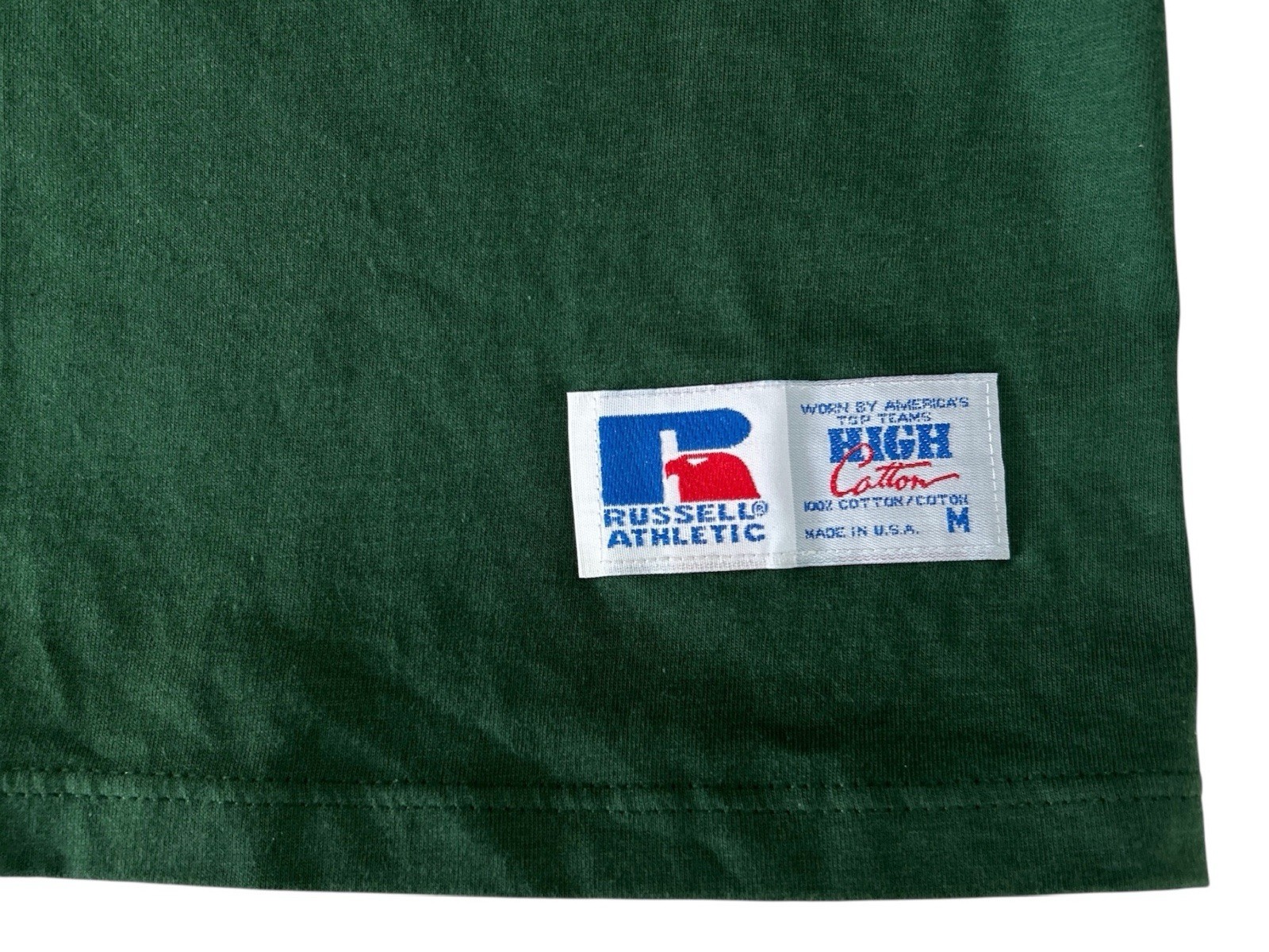 vintage russell athletic high cotton mock neck shirt mens size medium NWT 90s gallery