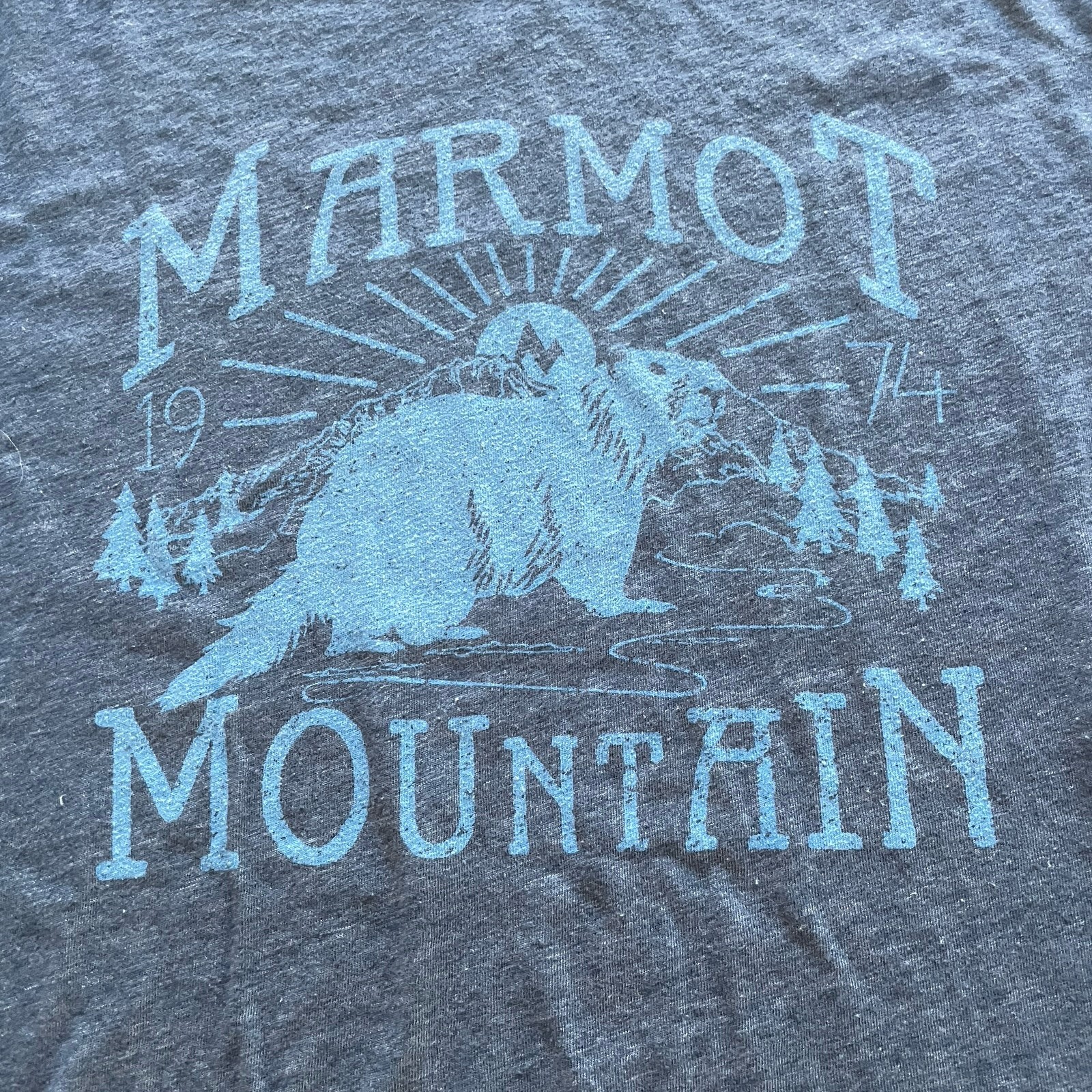 Marmot Shirt Mens XXL Mountain Graphic Eco Recycled Thread Tee Sustainable gallery