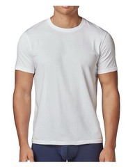 6-Pack WRANGLER Men’s Size M Stretch Crew Tees Short Sleeve Cotton • White