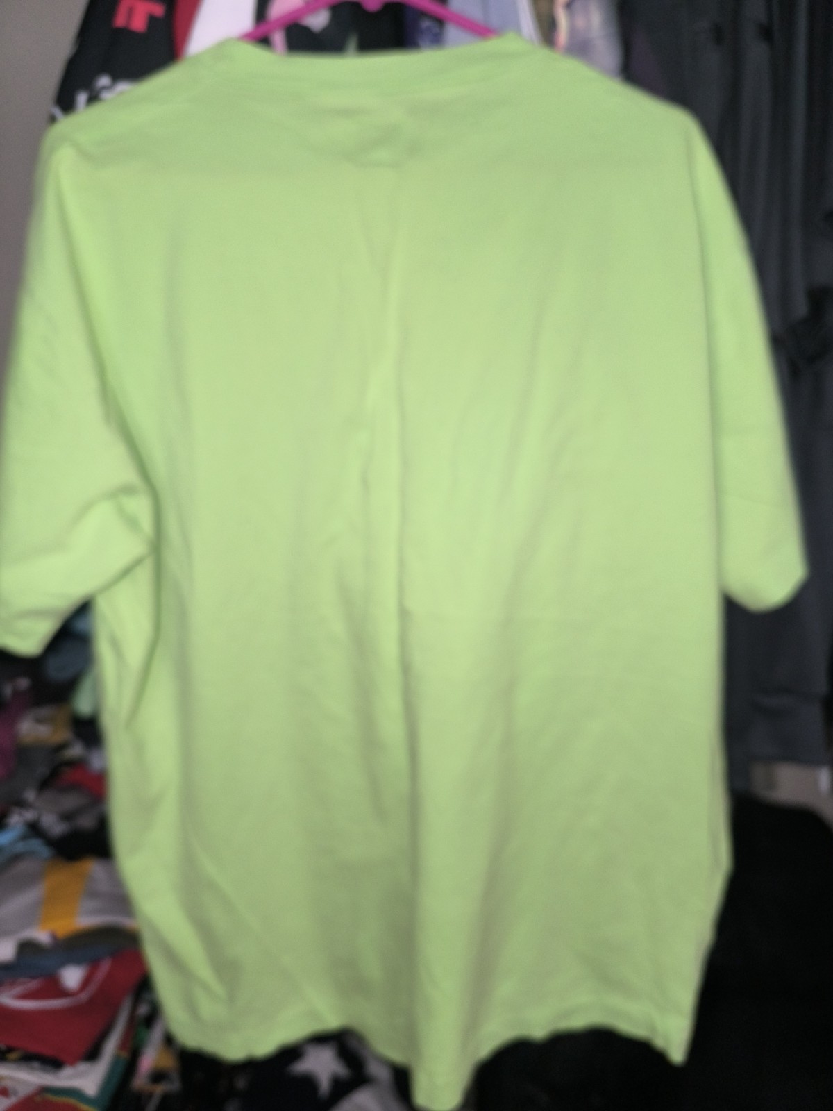 Vintage y2k united colors of Benetton Italy apple green crew neck shirt xl gallery