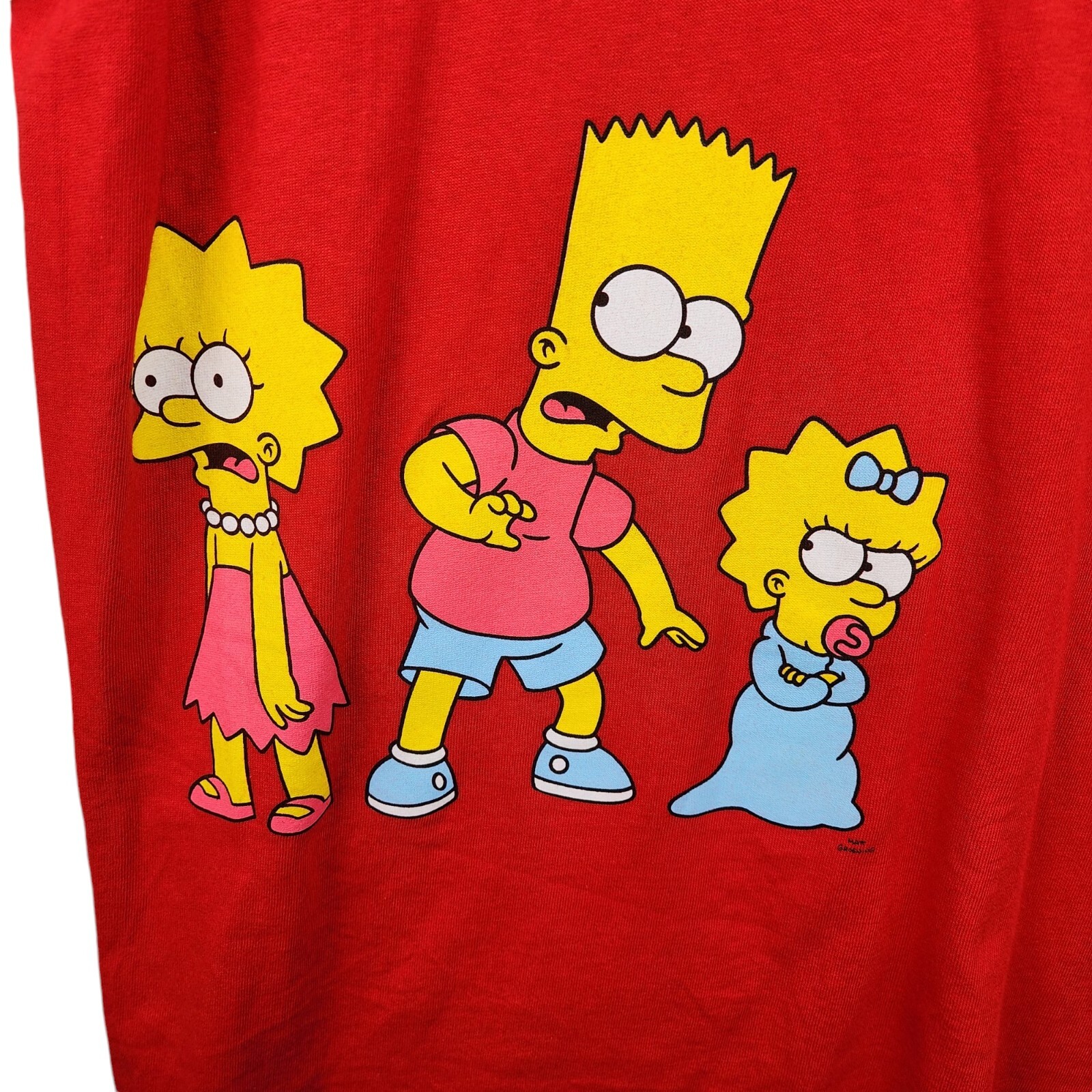 The Simpsons 20th Century Fox Red T-Shirt Mens Sz M Double Sided Lg Graphic gallery