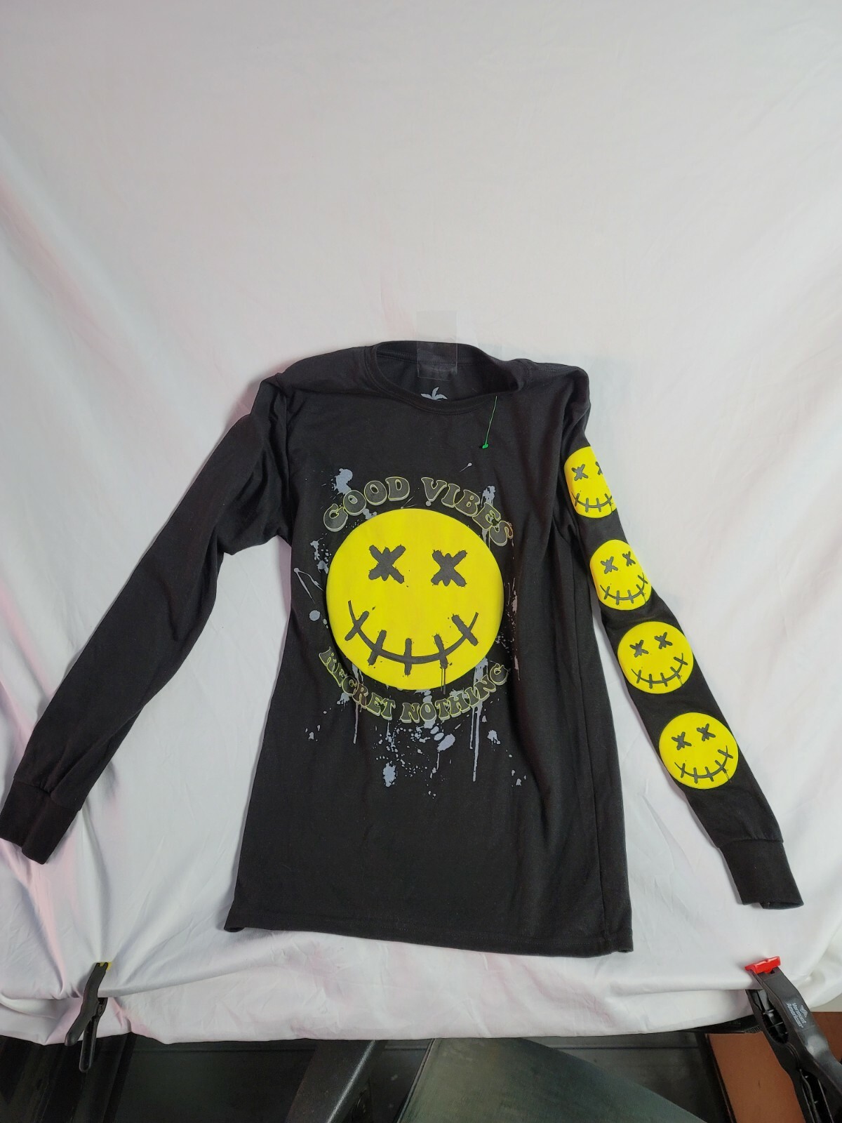 Bailey Apparel Regret Nothing Graphic Long Sleeve T-Shirt S