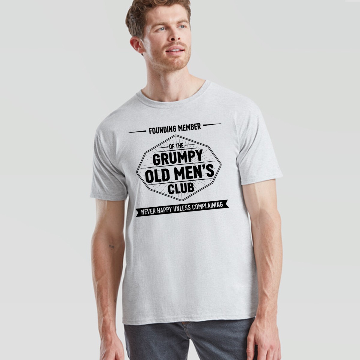 Grumpy Old Men'S Club Mens T Shirt Funny Dad Grandad Fathers Day Joke Gift Top gallery