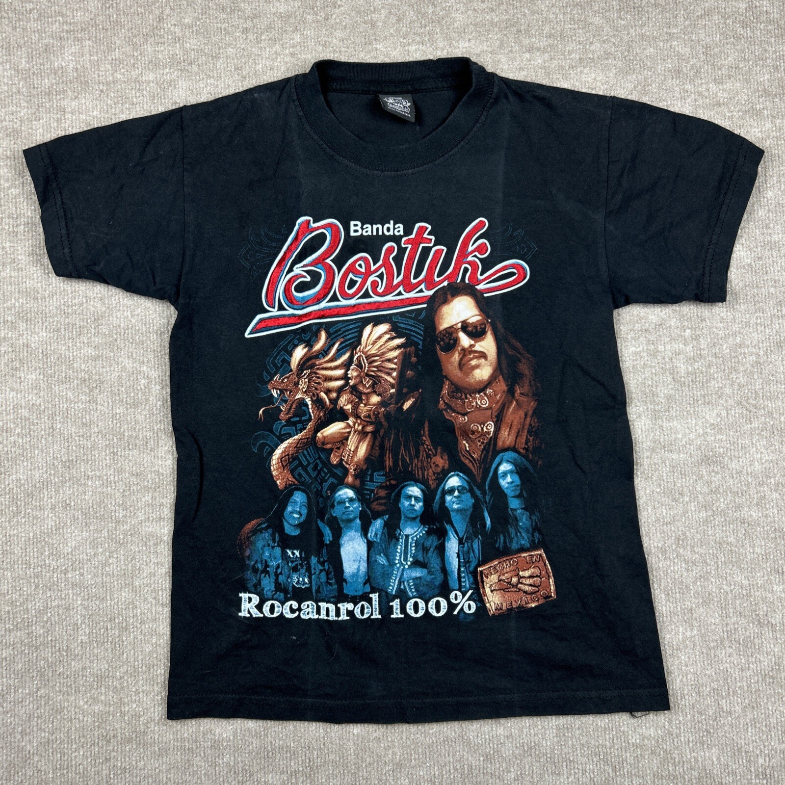 La Banda Boston Shirt Size Junior EL TRI Sur Interpuesto Rock Urban Liran Roll