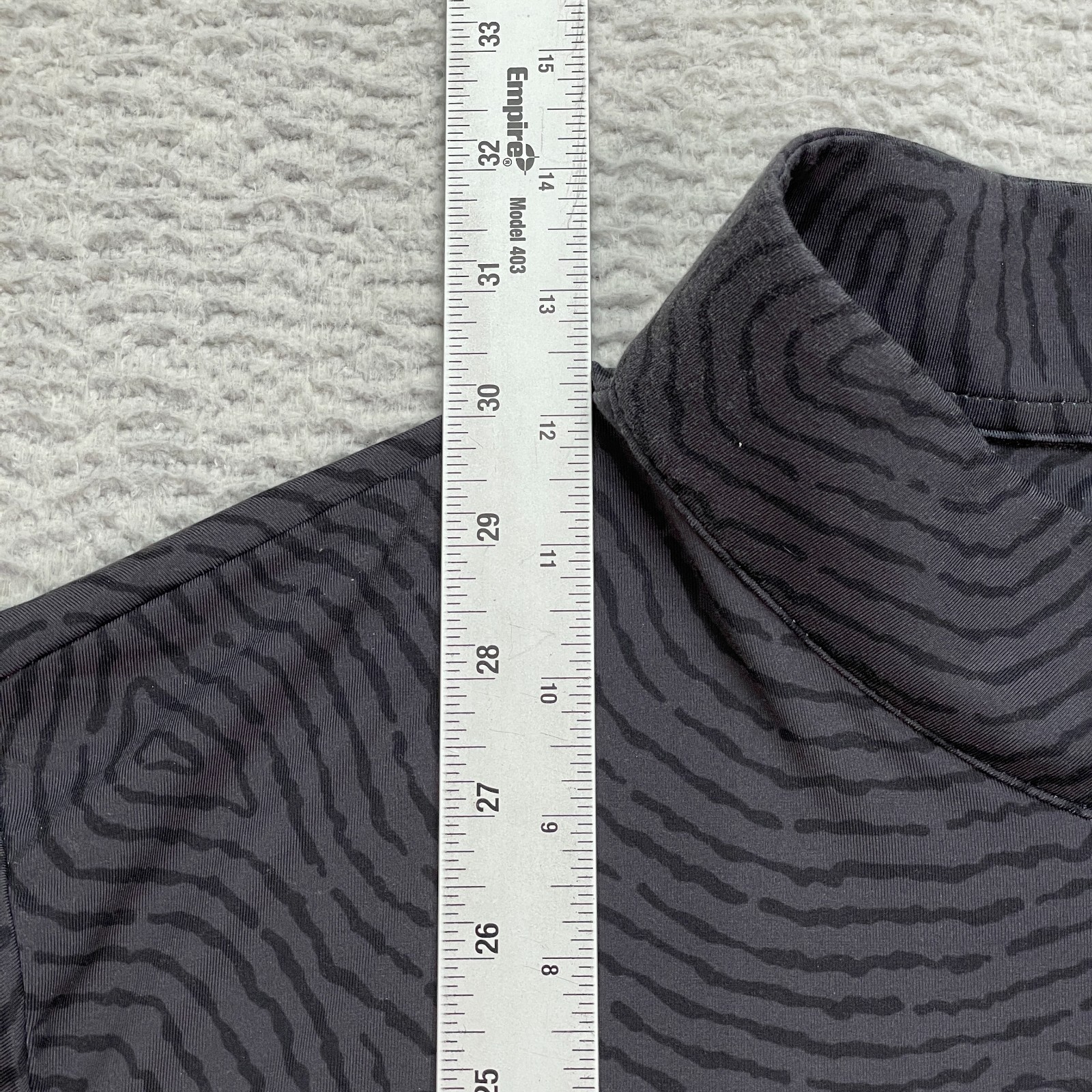 NEW Bad Birdie Golf Mens ImPrint 1/4 Quarter Zip Pullover Size XL Grey Goose gallery