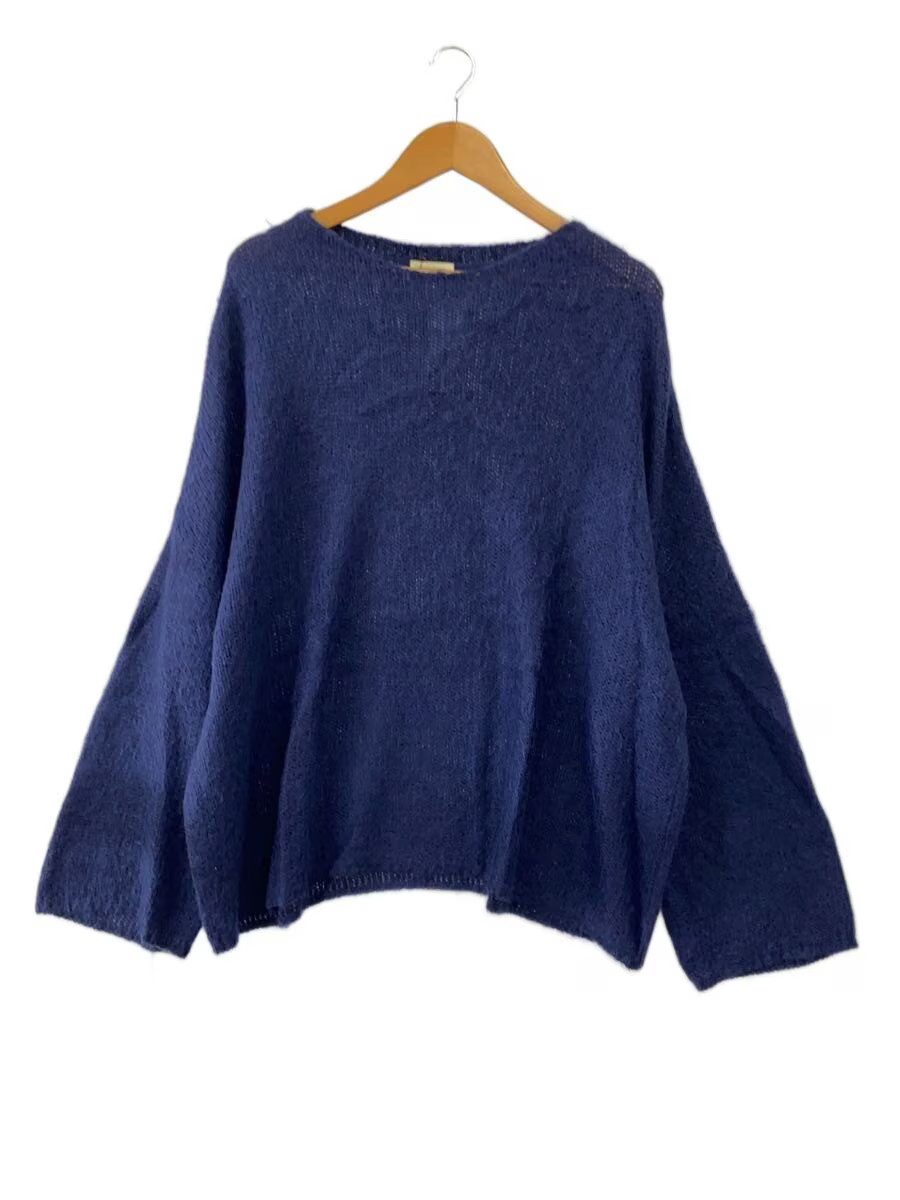 YSTRDY’S TMRRW Mohair Blend Knit Sweater (Lightweight) M Nylon NVY YT-K0703 gallery