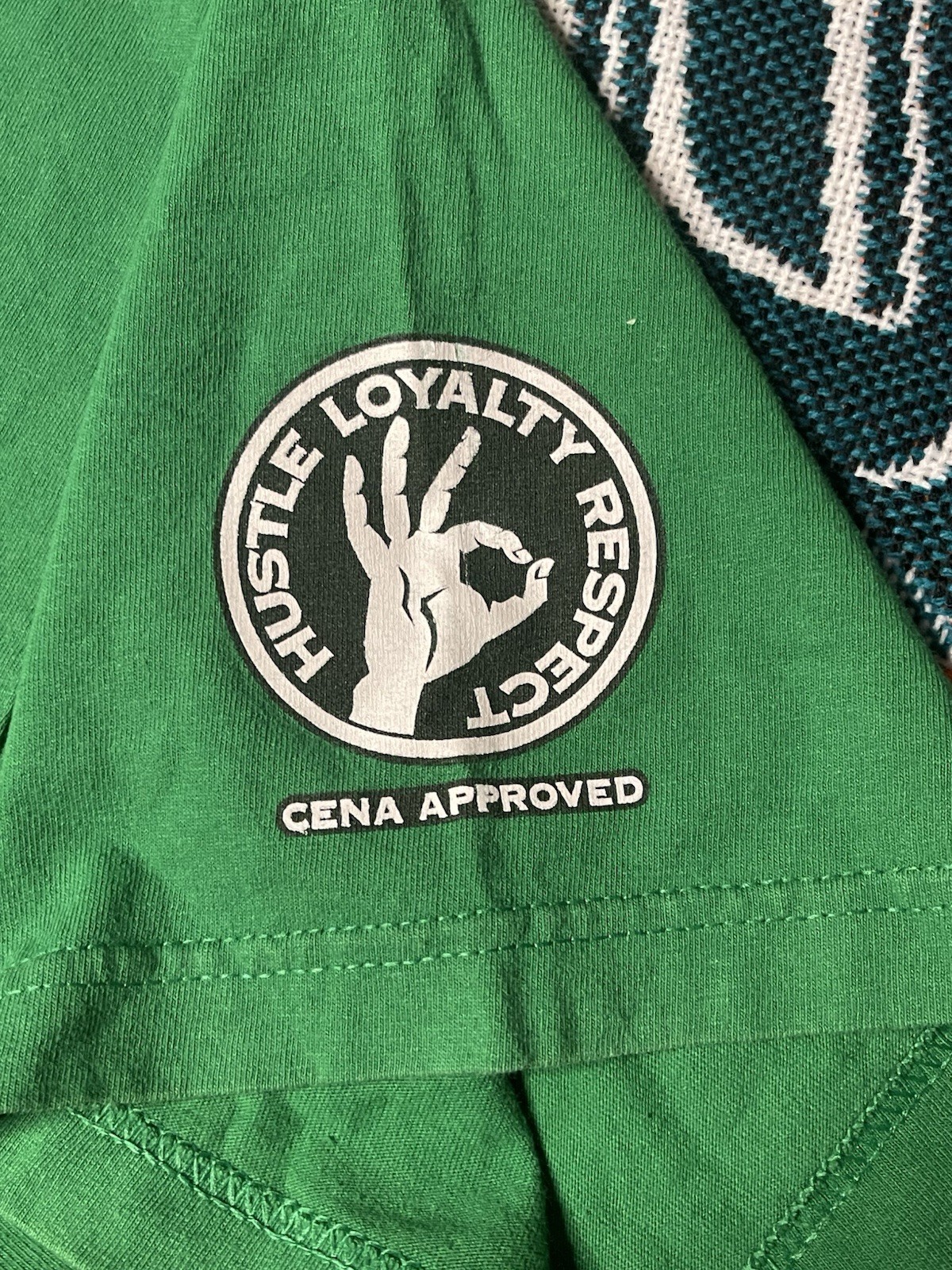 WWE Authentic Wear John Cena Cenation Rise Above Hate T Shirt Men 2XL Green gallery
