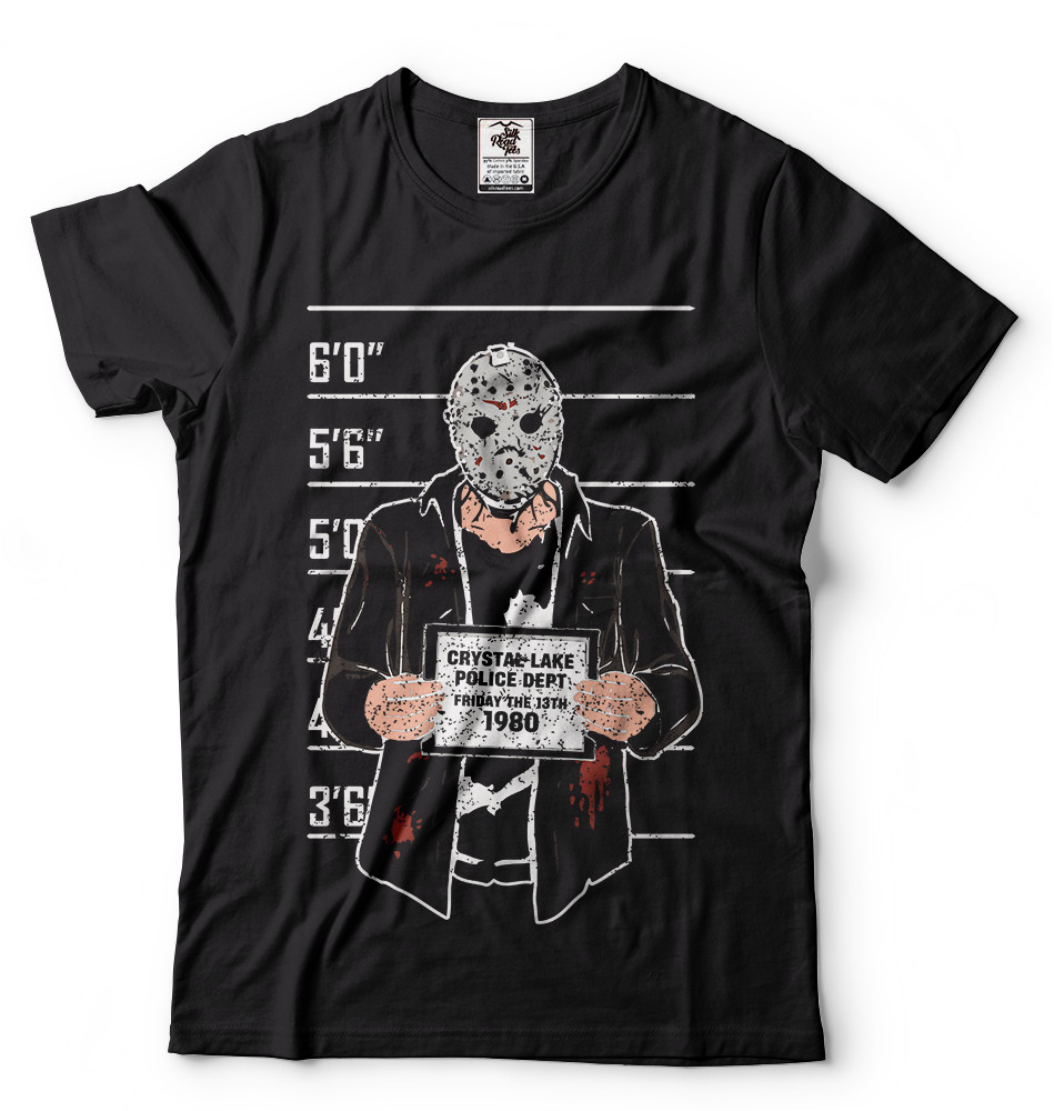 Friday 13th T-shirt Jason Popular Culture Shirt Counselor Camping T-shirt gallery
