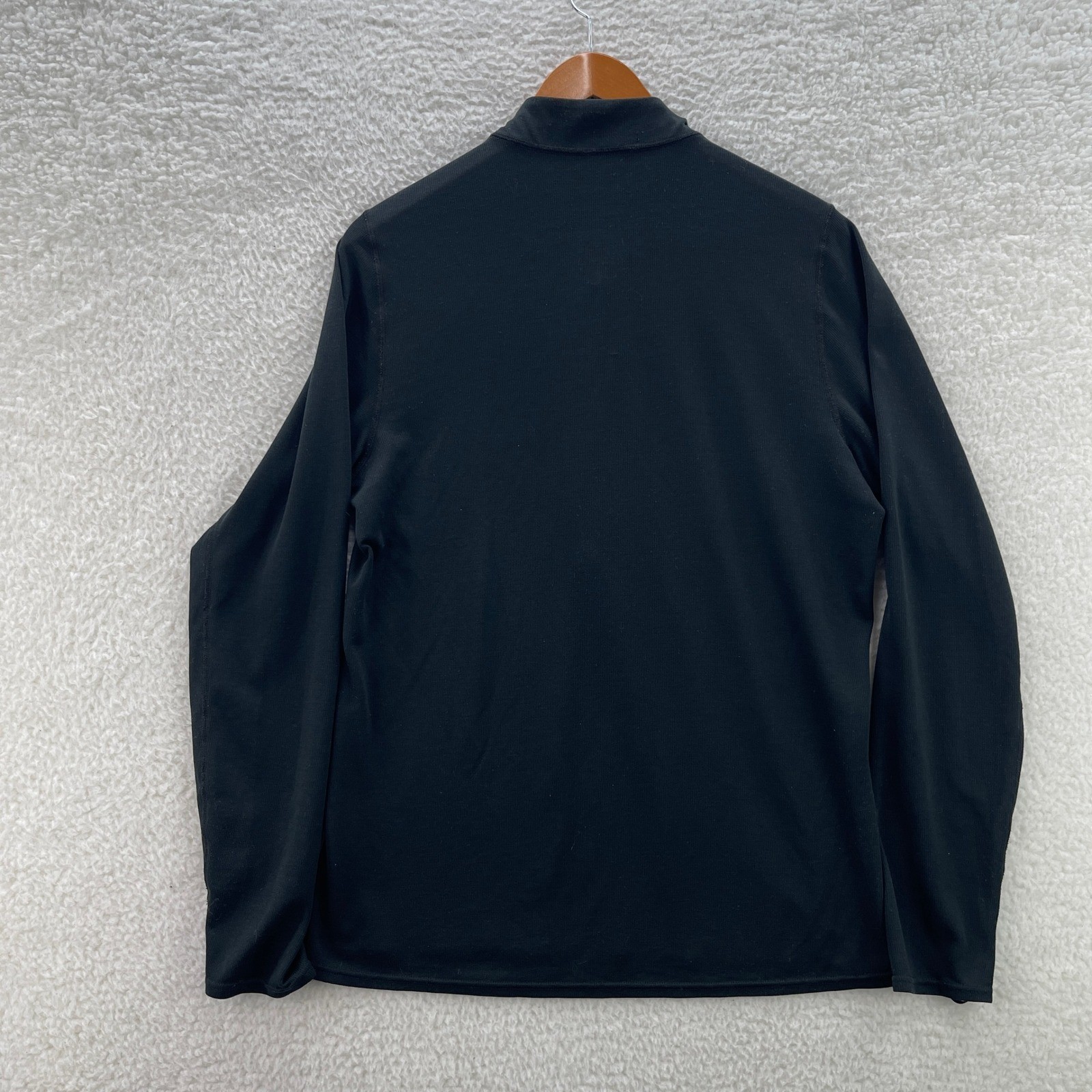 Patagonia 1/4 Zip Shirt Mens L Black Capilene 2 Lightweight Zip Neck Hike 44905 gallery