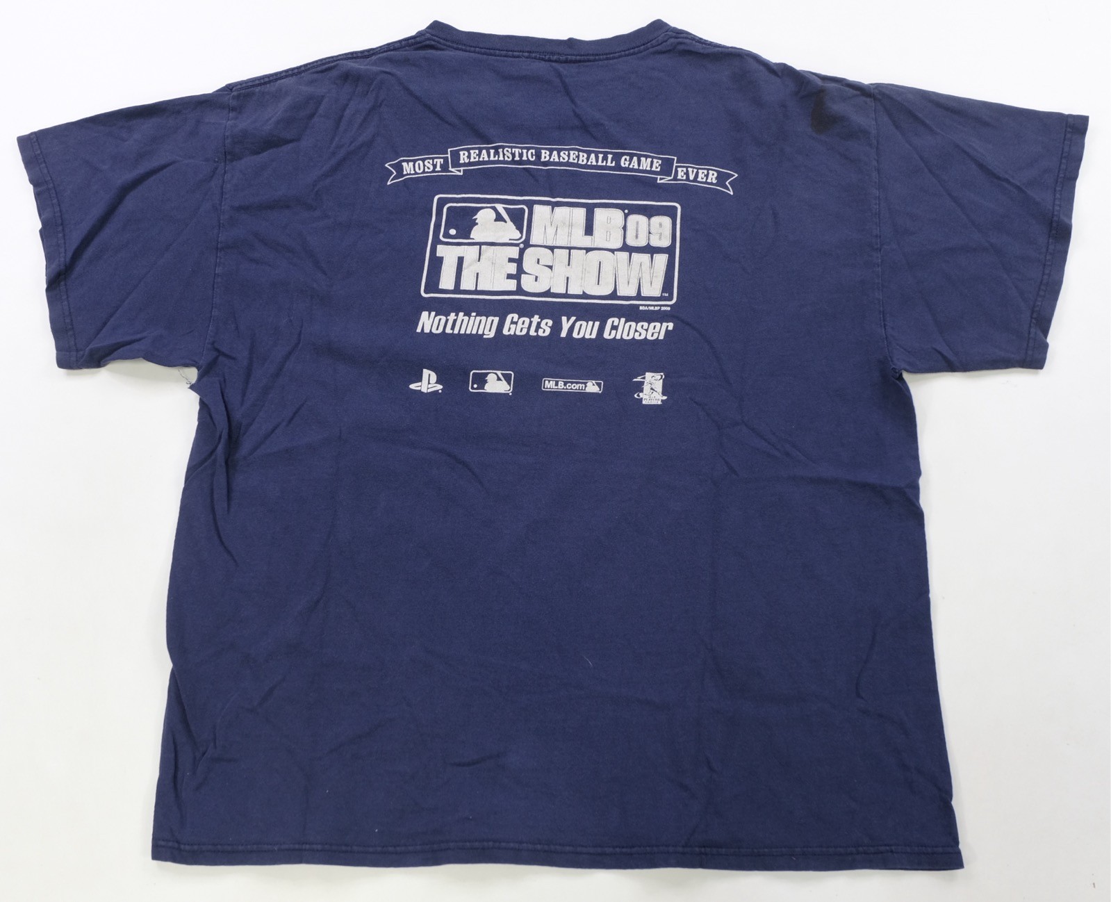 Rare VTG MLB The Show 2009 Nothing Get’s You Closer T Shirt 2000s Playstation gallery