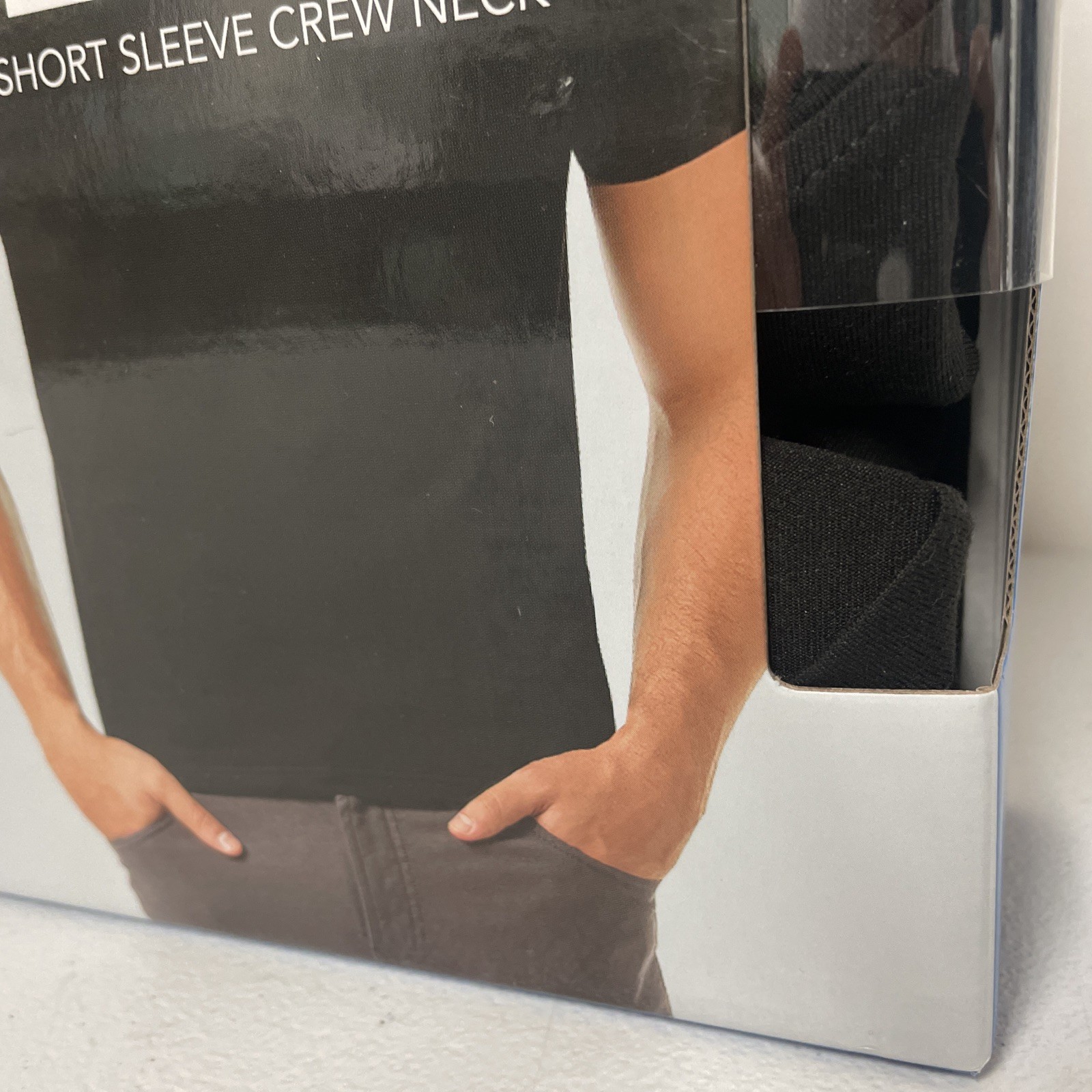 32 Degrees Cool Men's 3 Pack Short Sleeve Crew Neck Tee T-Shirt BLACK MEDIUM Dry gallery
