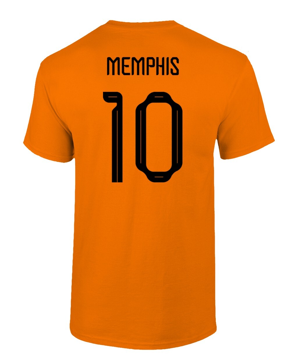 Netherlands Soccer #10 Memphis Depay World Football Adult and Youth T-Shirt gallery