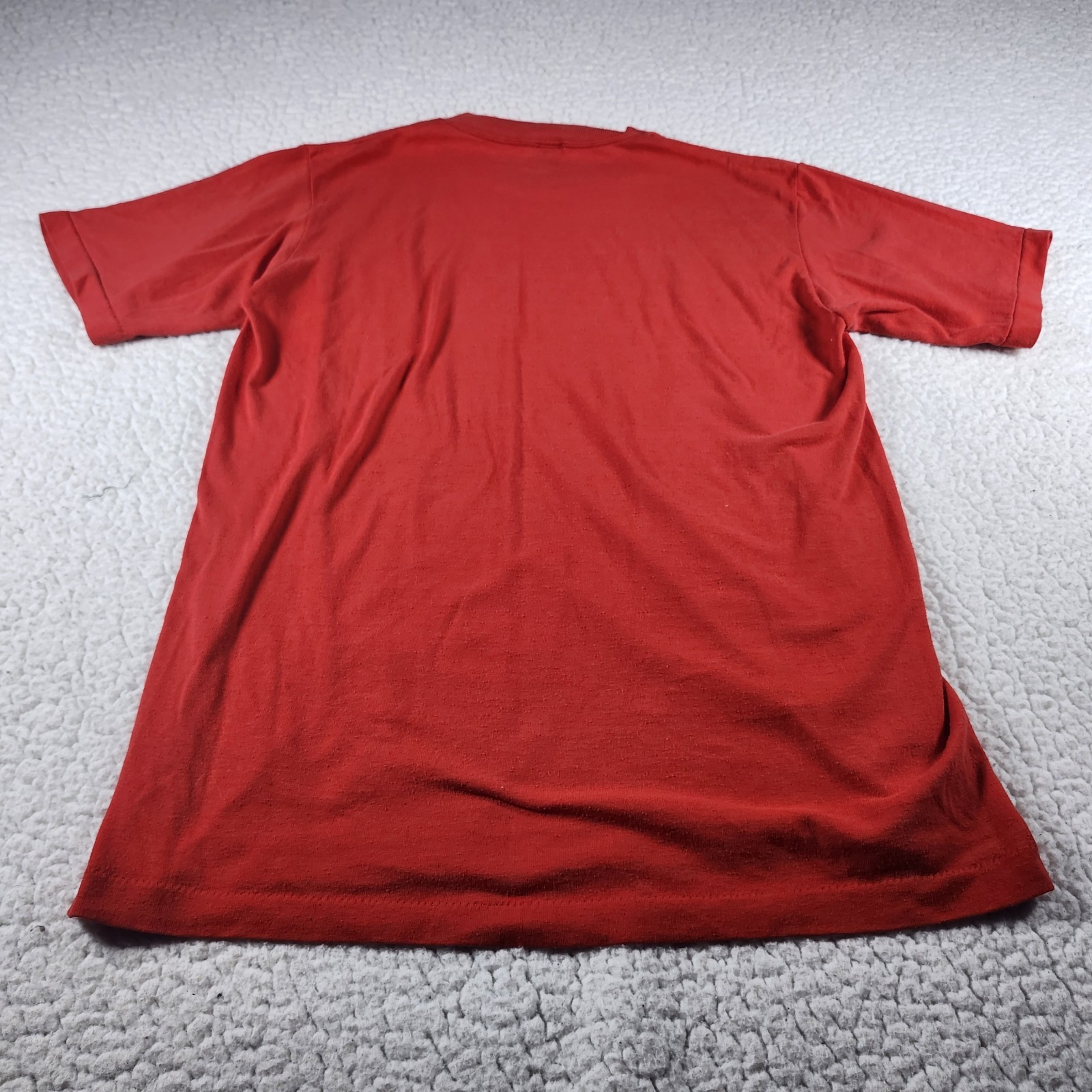 Vintage NCA Cheerleader T Shirt Red USA National Cheerleaders Assoc Russell M gallery