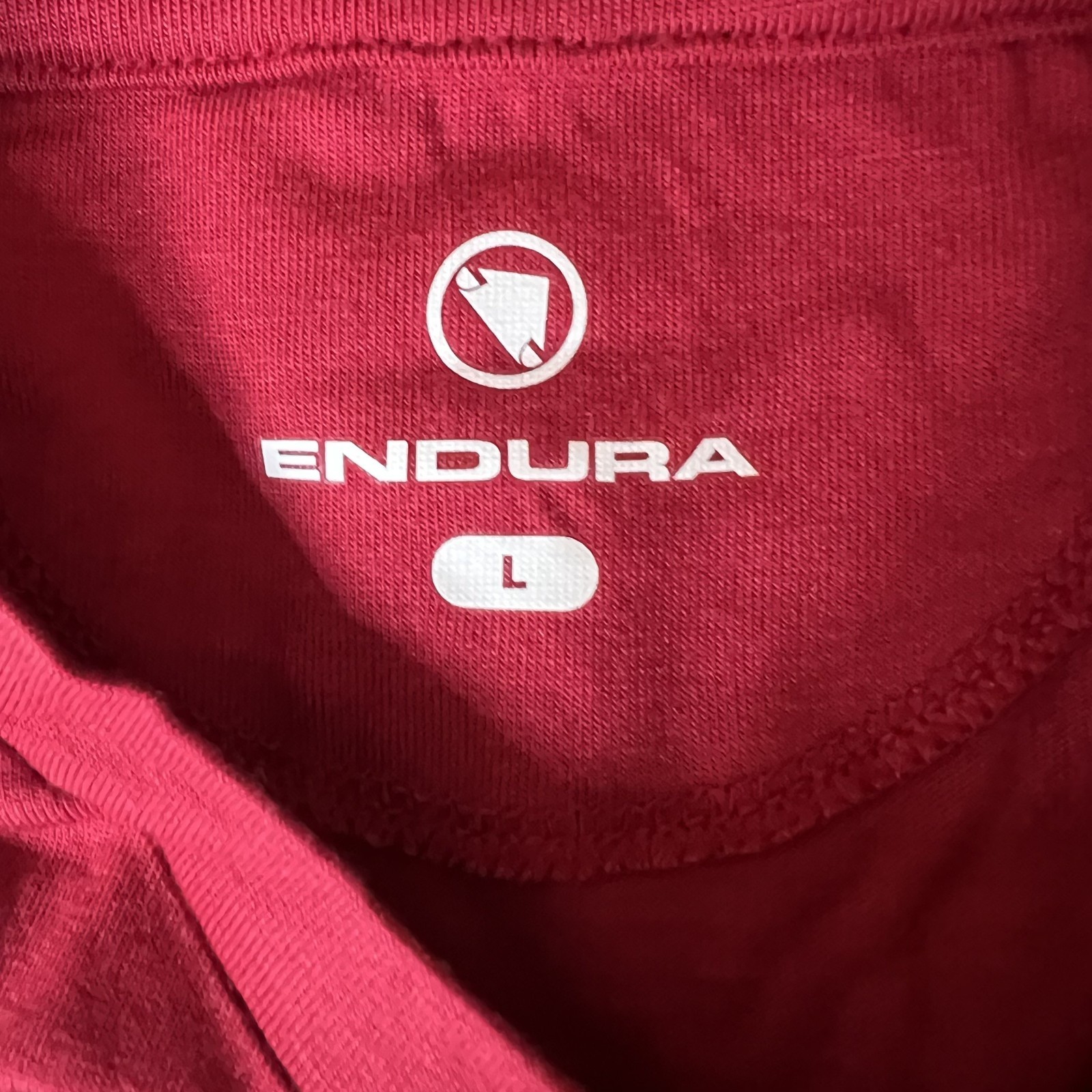 Endura Baabaa Merino Wool Blend Shirt Large Red Pullover Base Layer Cycling NWT gallery