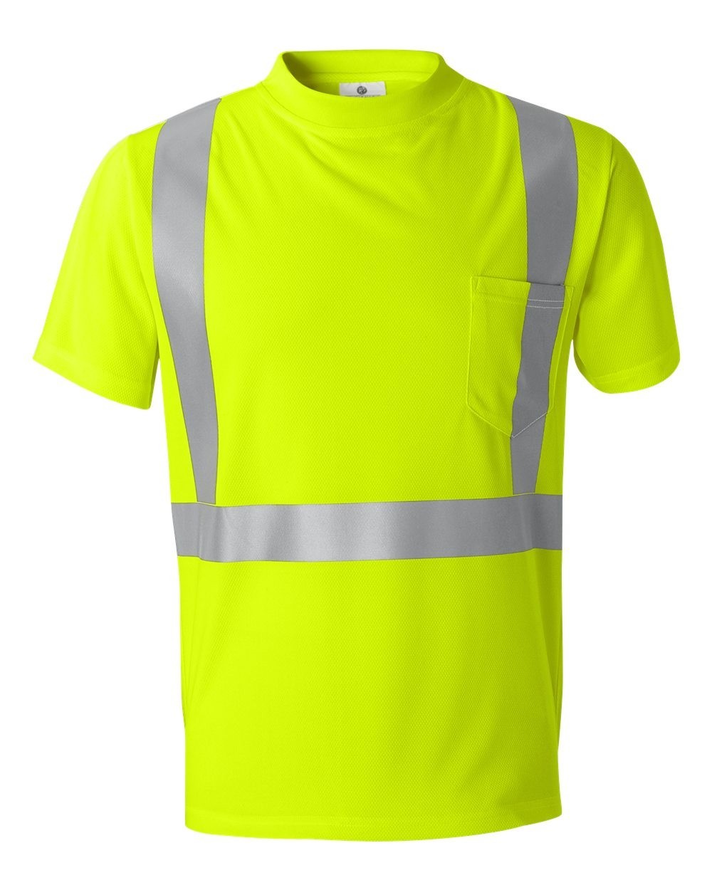Hi Vis Kishigo Reflective Safety Work Short Sleeve Pocket High Visibility