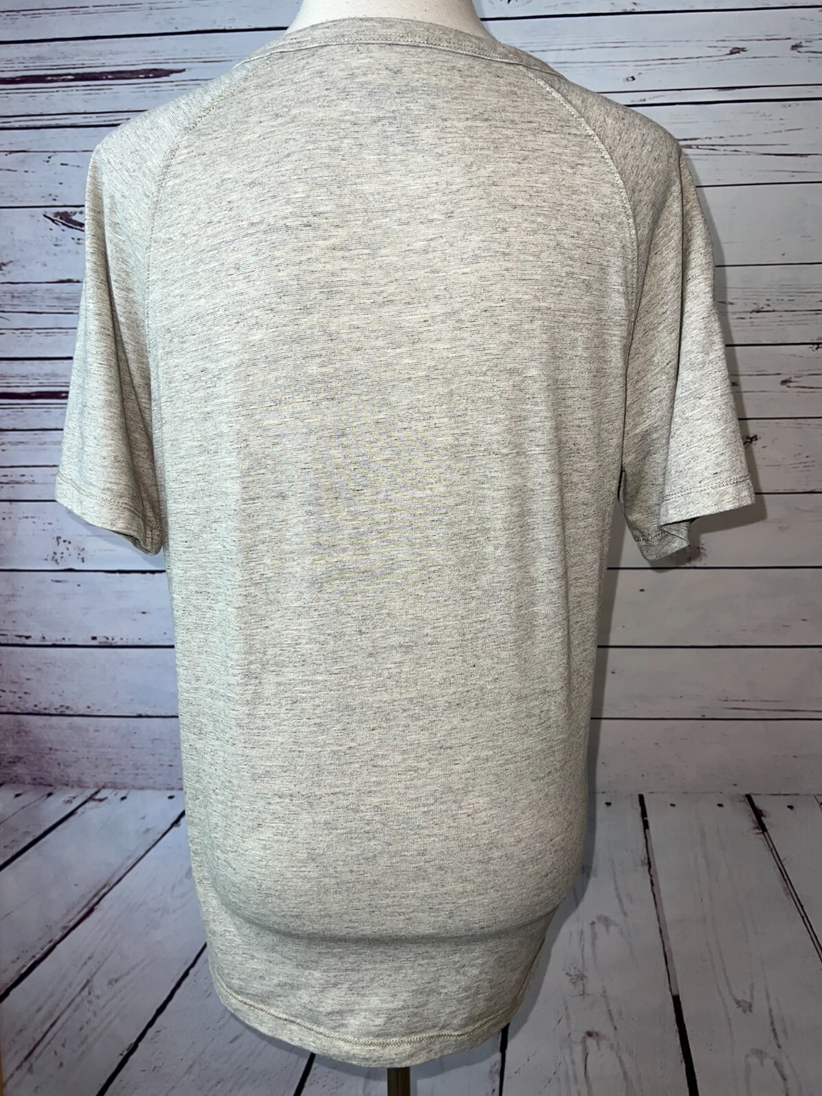 American Eagle Shirt Medium Classic Fit Mens Short sleeve henley Y2K Preppy 80s gallery