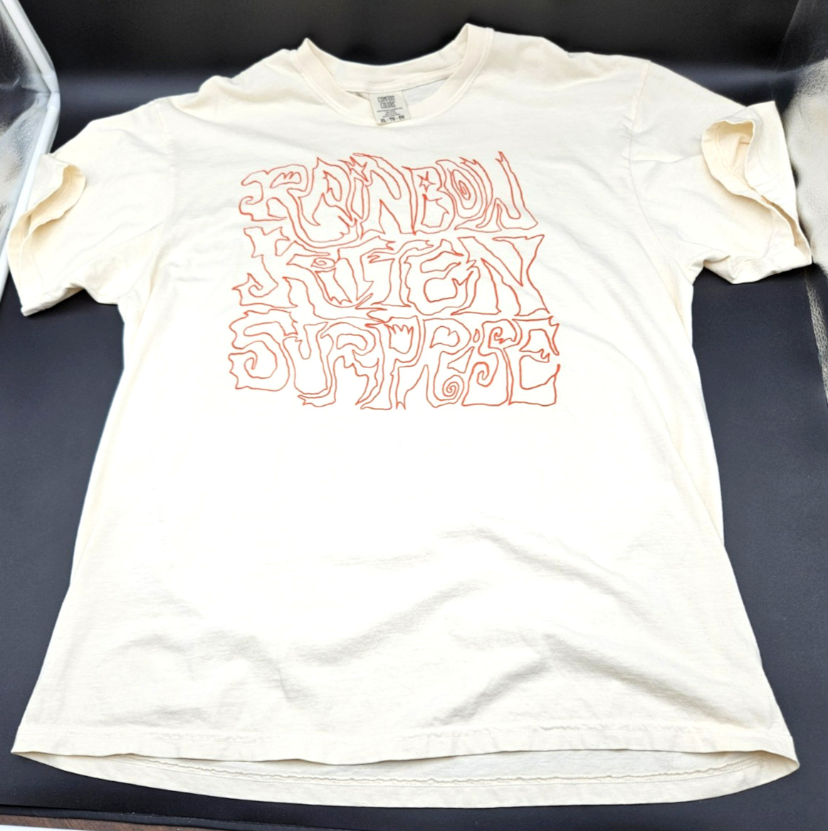 Rainbow Kitten Surprise RKS T Shirt Band Concert Tee – White, Size XL
