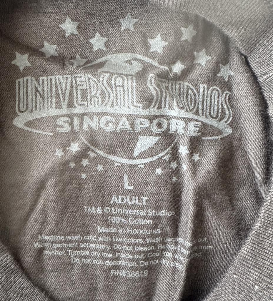 Universal Studios Men's Sesame Street Oscar The Grouch Gray Shirt Size Large gallery