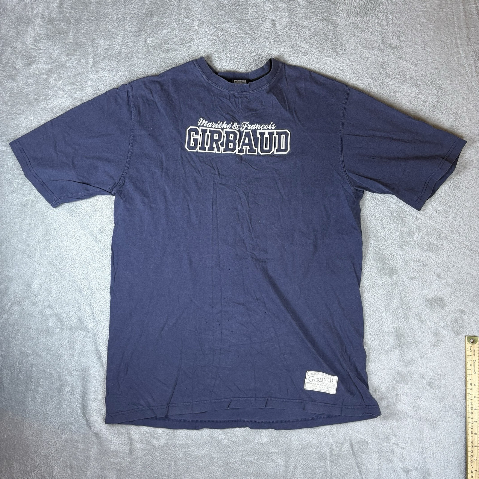 Marithe Francois Girbaud Spell Out T-Shirt Large VTG Y2K Streetwear Hip Hop