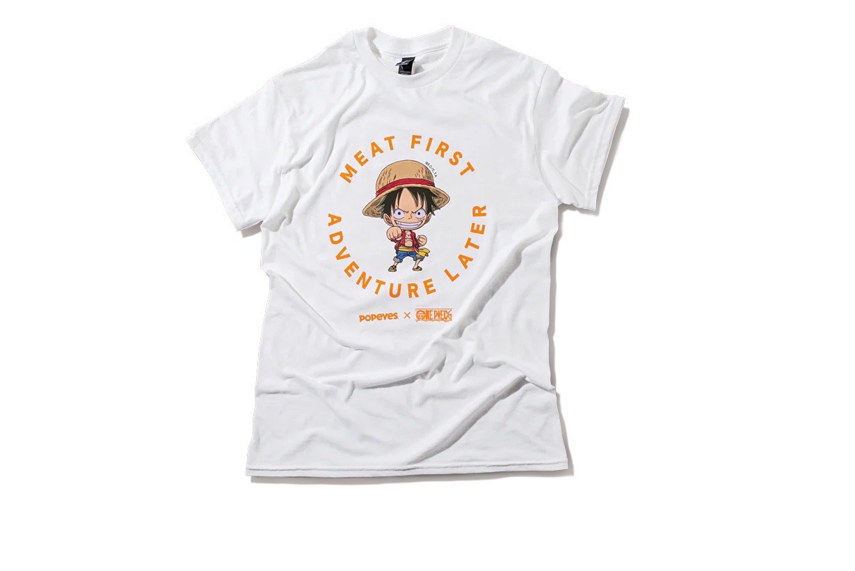IN HAND - 2026 ONE PIECE X POPEYES EXCLUSIVE T-SHIRT SIZE: SMALL gallery