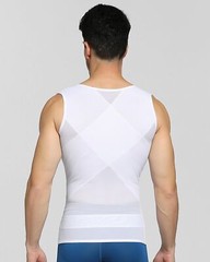 Men Compression Shirts Body shaper Tummy Control Underwear Slimming Girdle US