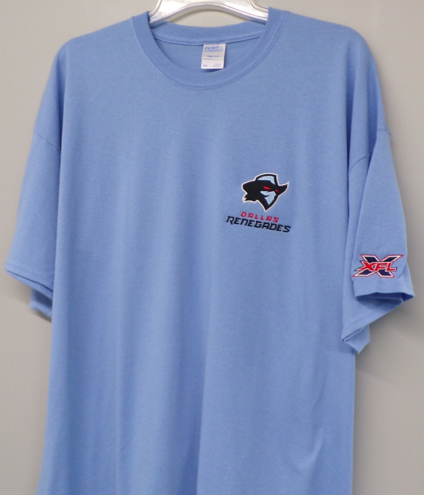 XFL Football Dallas Renegades Embroidered T-Shirt S-6XL, LT-4XLT NFL New gallery