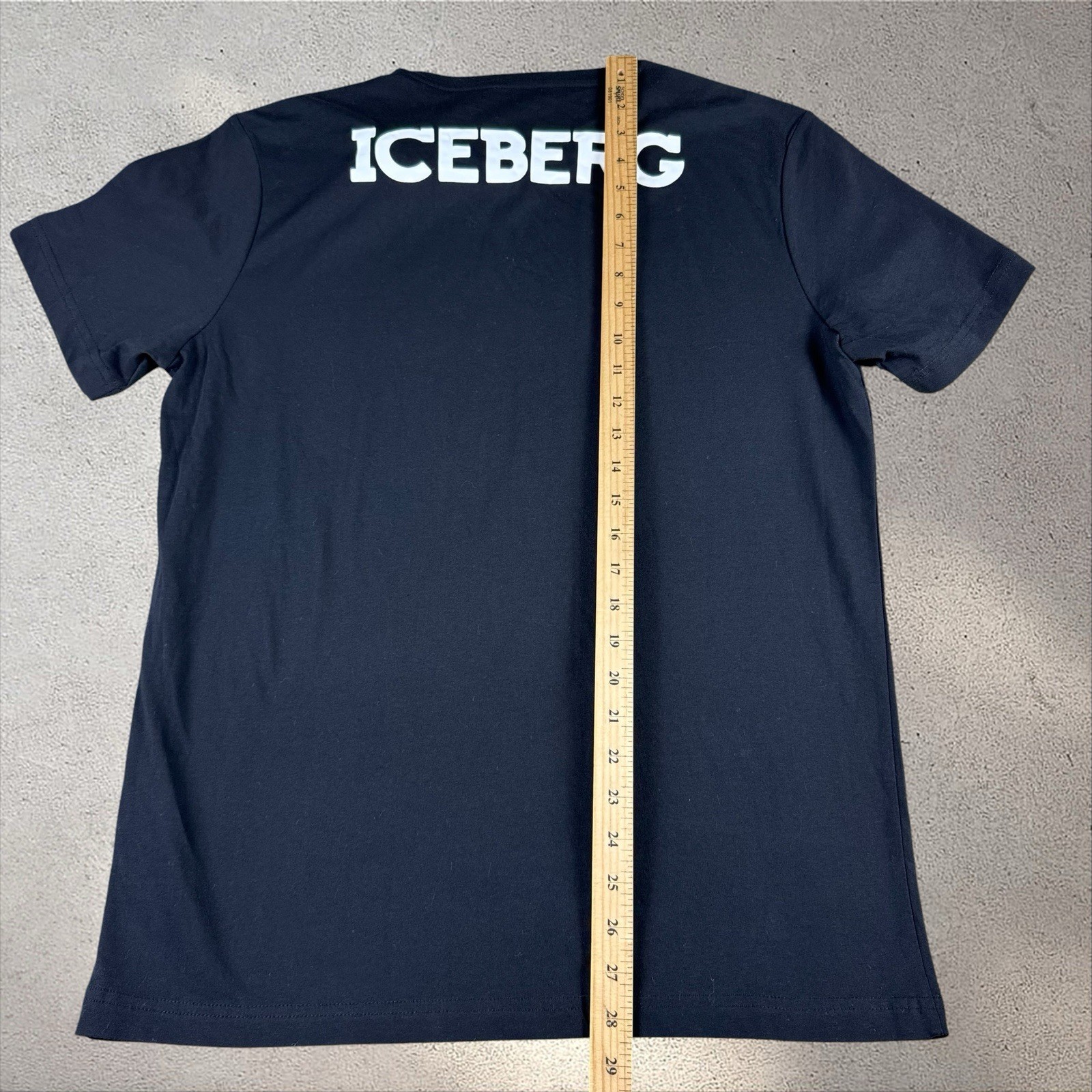 NWT Iceberg Jeans Men's XL Black Graphic Logo Shirt Italy Designer gallery