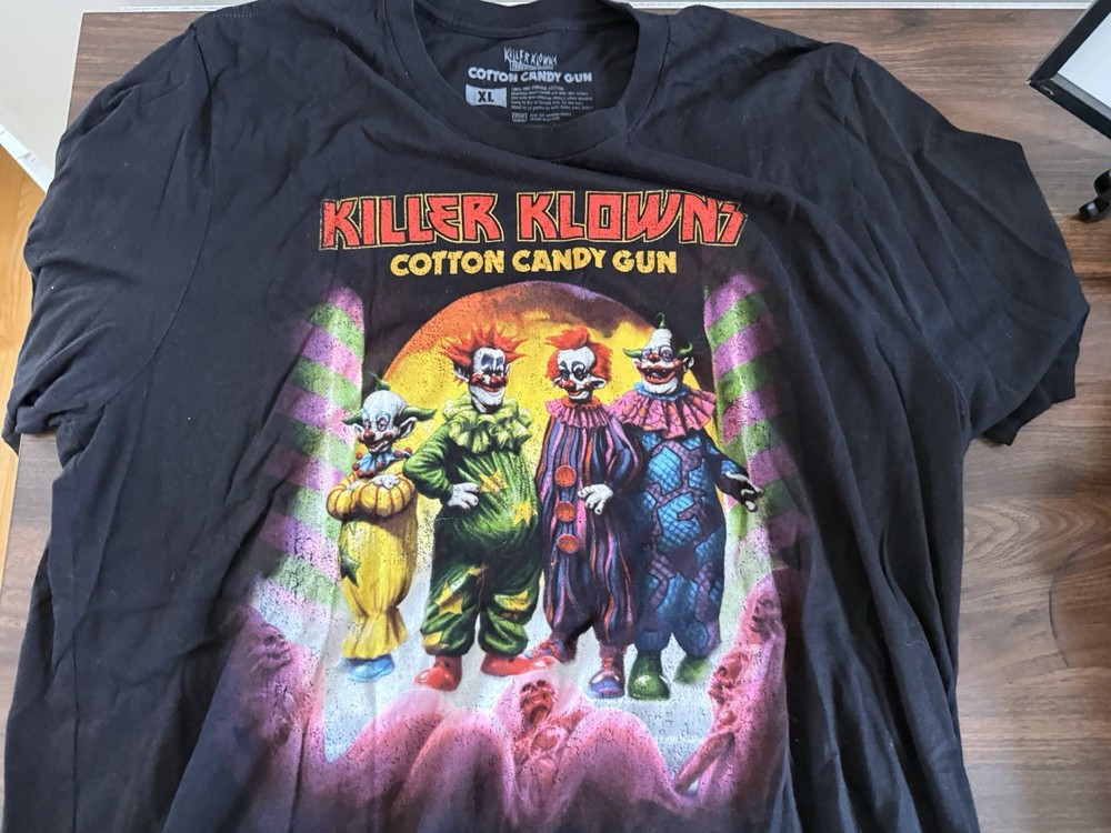 Killer Klowns From Outer Space Kiss Killers T Shirt XL Horror Fright Rags
