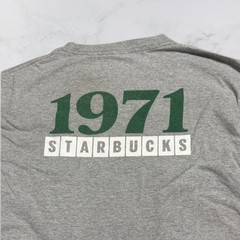 Starbucks Coffee 50 Year Anniversary Gray T-Shirt Medium