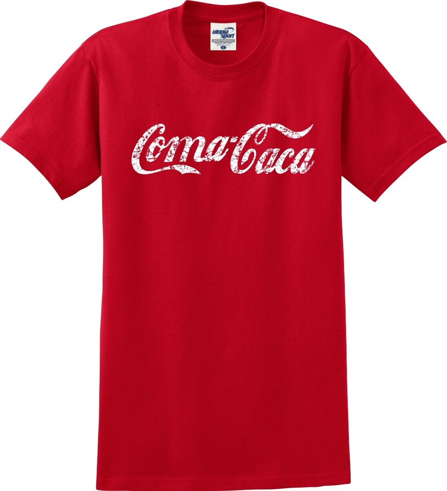 Coma-Caca (Eat Poop) Parody Distressed Funny Unisex T-Shirt (S-5X)