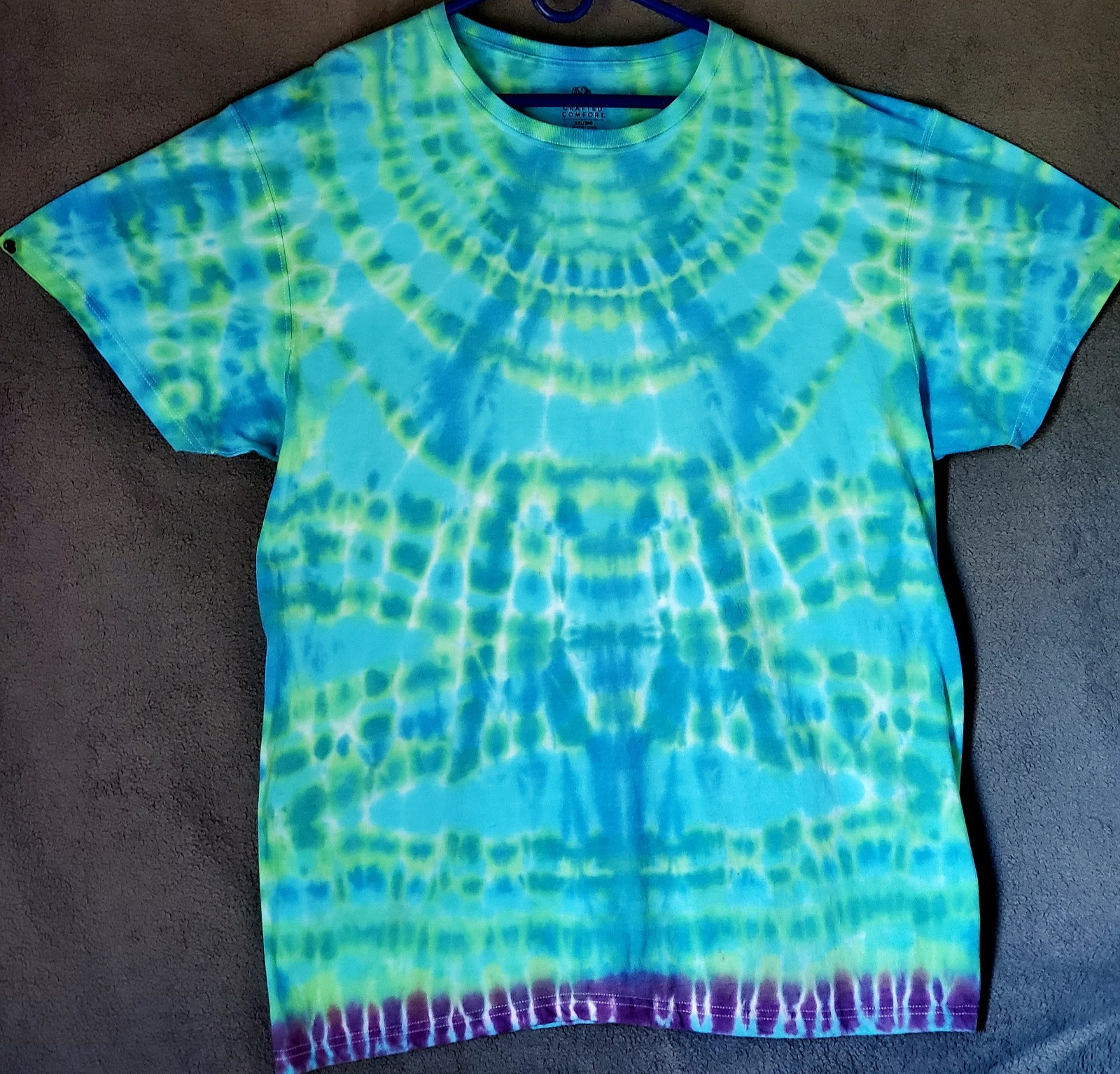 HANES 100% SIZE 3X LARGE Cotton Tye Dyed Shirt Pre-washed WON'T FADE VERY SOFT gallery